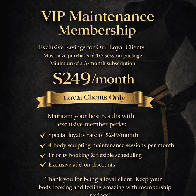 VIP Maintenance Membership at Dolce Beauté in Alameda, CA